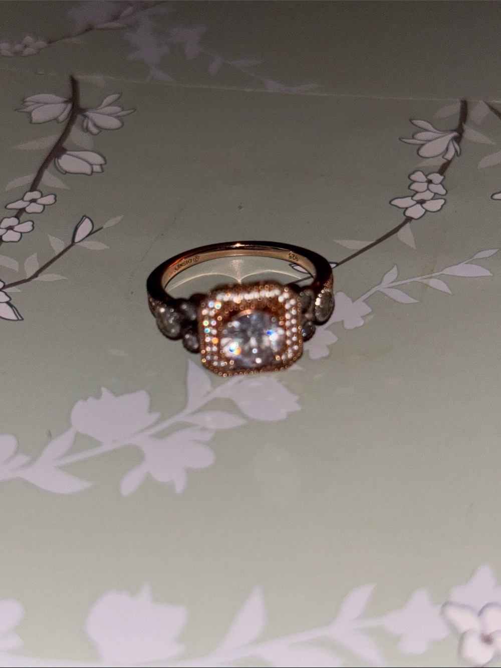 Mickey Mouse Rose Gold Square Ring by Rebecca Hook - Picture 3 of 3